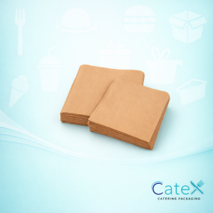 Pack of 1000 brown kraft small portion bags with PP lining 180 x 50 x 180mm for greaseproof food packaging in Ireland