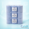 Centrefeed blue roll 5 case deal featuring 30 rolls of 2-ply embossed 600-sheet wiper rolls for Irish trade users