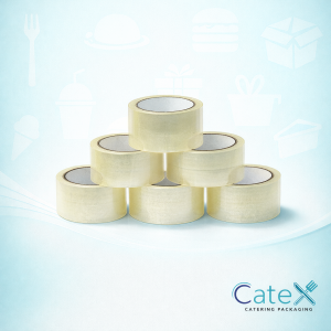 Clear strong packaging tape rolls with low noise 30-micron polypropylene for warehouse use in Ireland