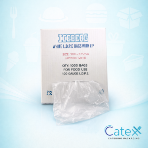 Everest 12x18 inch heavy duty LDPE freezer bag 25 micron for commercial food storage