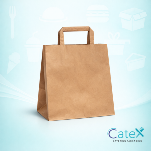 Pack of 1000 flat brown kraft paper bags measuring 7x9 inches for A5 cards and retail