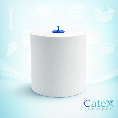 Auto Matic hand towel roll TMH140 white 150m length  commercial washrooms