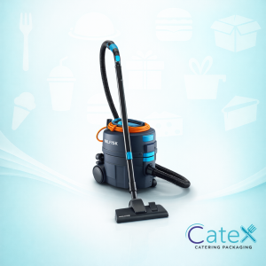 Nilfisk VP300 HEPA commercial vacuum cleaner with 10m cable and silent operation for offices and hotels in Ireland