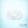 Clear plastic Olympia portion cup pot lids for 1oz and 2oz sauce pots in the Irish catering and takeaway market