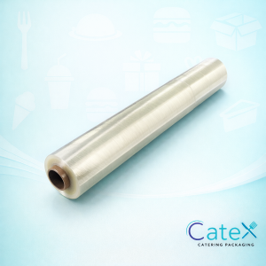 Clear anti-fog pizza lidding film roll for professional fresh pizza packaging and industrial production in Ireland