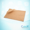 Plain brown pure greaseproof paper sheets for natural and eco-friendly food wrapping