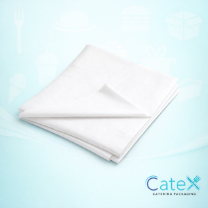 Plain white pure greaseproof paper sheets 32GSM for professional food service