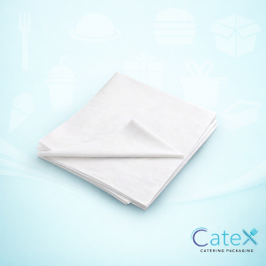 Standard plain white pure greaseproof paper sheets for sandwich wrapping and bakery use