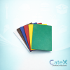 Professional grade white plastic chopping board 18 x 12 x 0.5 inch for commercial kitchen use