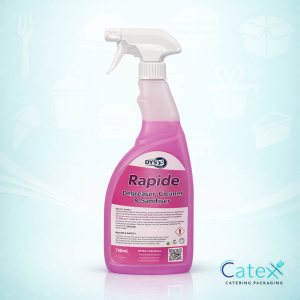 Case of 6 Rapide Total Cleaner Sanitiser 750ml spray bottles for food safe viral protection in Ireland schools and kitchens