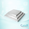 Professional silver square cake boards with embossed aluminum foil finish for cake presentation in Ireland