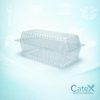 Single Portion Cake Containers Ireland - Bulk pack of 405 clear individual 100x100x70mm bakery pods
