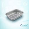 High-quality silver smoothwall aluminium foil trays for professional ready meals and butcher displays