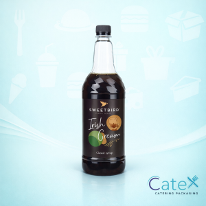 1 Litre bottle of Sweetbird Irish Cream flavoured coffee syrup non-alcoholic