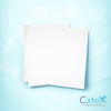 Pack of plain white pure greaseproof paper sheets 13 x 19 inch for professional food service