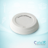 White plastic hot coffee cup lids 1000 pack with secure dome and spill-guard for takeaway in Ireland