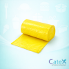 Pack of 1000 yellow plastic food bags on a roll 15 x 24 inch for food safety colour-coding in Ireland