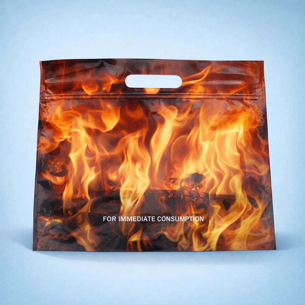 10 x 7inch Food and Carrier Bags - for Takeaway and Retail - Image 2
