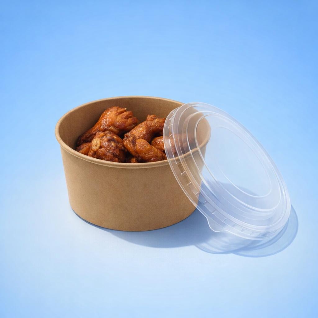 Kraft 1000ml Leaf Salad Containers - for Deli and Takeaway - Image 3