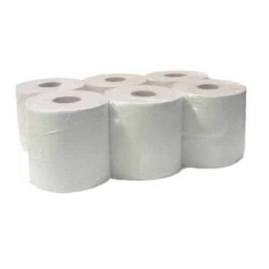 Centrepull Hand Towel Roll White 2ply 6 Pack Catex.ie