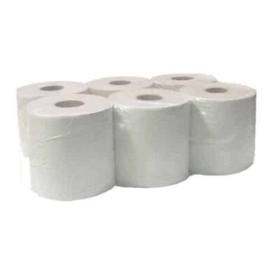 Centrepull Hand Towel Roll White 2ply 6 Pack Catex.ie