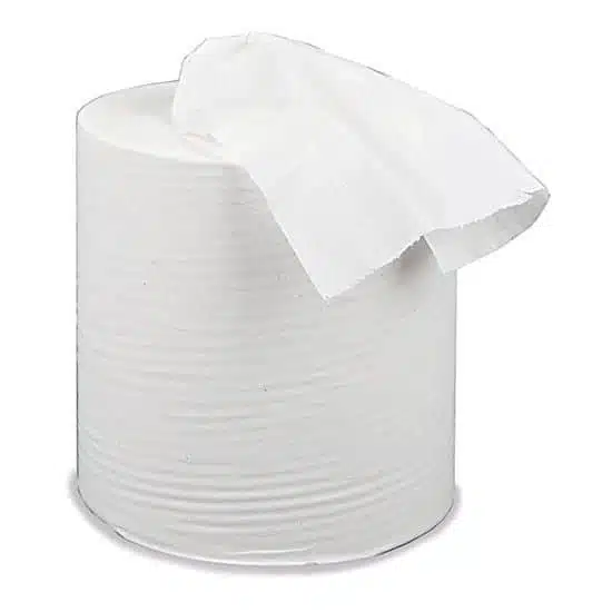 Centrefeed Hand Towel Roll White 2ply 6 Pack Catex.ie